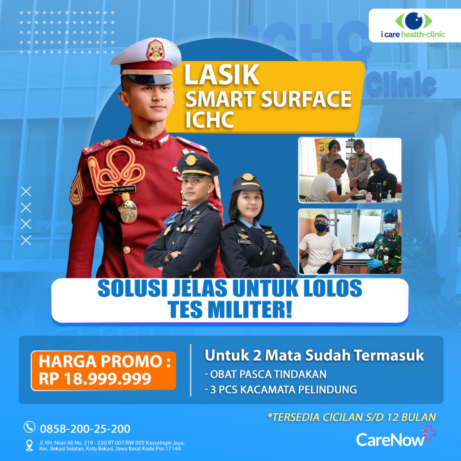 Lasik ICHC Solusi Tepat untuk Lolos Test Kedinasan/ Militer